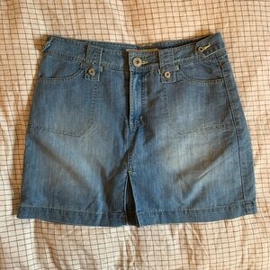 Vintage Denim Skort
